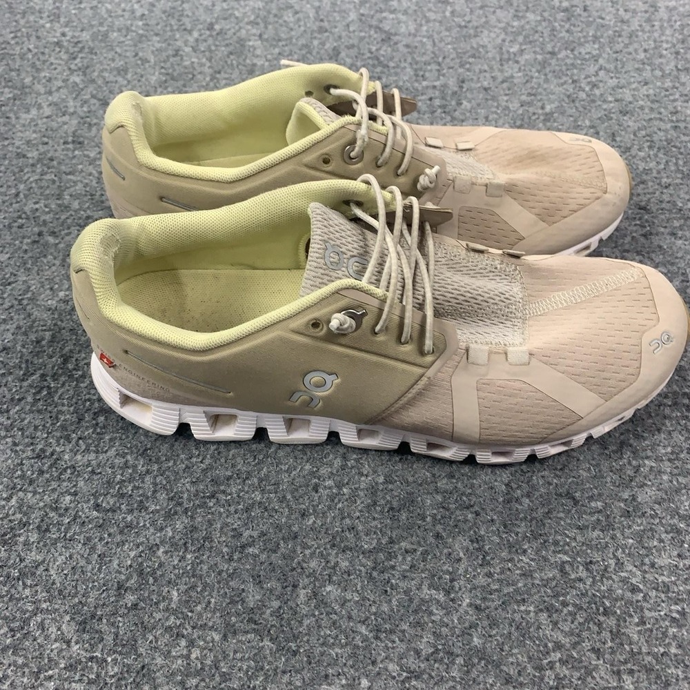 On Cloud Shoes Womens Size 8.5 Beige Running Sneakers CloudTec Mesh Lightweight